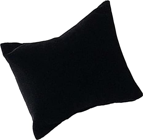 Hellery Jewelry Showcase Display Pillow Bracelets Bangles Watches Holder Cushion , Black, 7x8cm