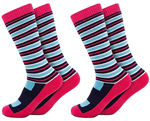 Occulto Kinder Skisocken 2er Pack (Modell: Mondi) Rosa 23-26