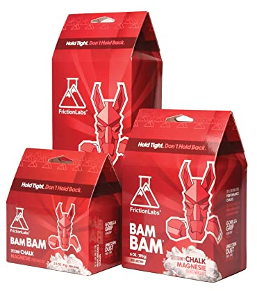 Friction Labs Bam Bam 170 g – feine Textur – der Neue Standard in Kreide für Klettern, Crossfit und Powerlifting, jetzt mit 100% recycelbarer Verpackung