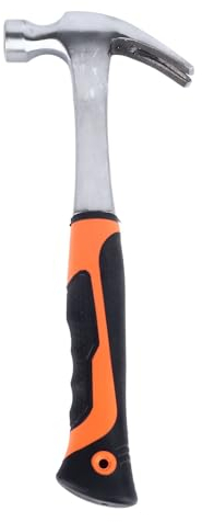 Martillo de Carpintero Forjado de Acero de Artillería con Soporte Magnético para Clavos - Martillo de Carpintero con Mango Antivibración, Martillo de Marco Integrado Portátil de