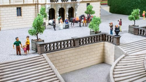 NOCH Balustrade, modélisme, pour la Voie H0, Parfait pour l'aménagement paysager détaillé