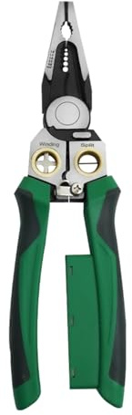 2026 Upgraded 8-in-1 Multi-Function Wire Stripper, 9 Inch Electrician Wire Stripping Pliers with Voltage Tester, Cutter and Crimping Tool, Heavy Duty Electrical Hand Tool for Home and Professional Use