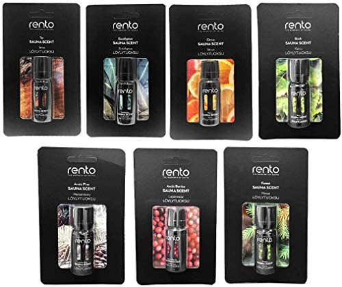 Rento 7- Teiliges Saunaaufguss- Set INTENSIV - Saunaduft á 10ml