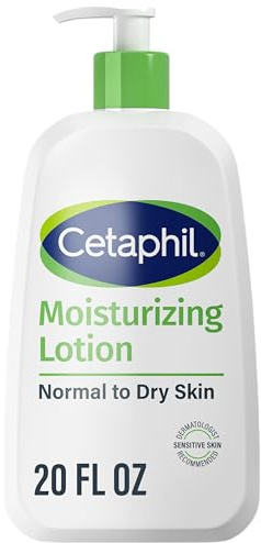 Cetaphil Face & Body Moisturizer, Hydrating Moisturizing Lotion for All Skin Types, Suitable for Sensitive Skin, NEW 20 oz, Fragrance Free, Hypoallergenic, Non-Comedogenic