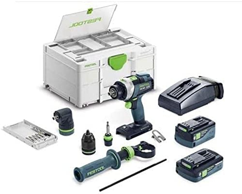Festool Cordless Percussion Drill TPC 18/4 5,0/4,0 I-Set QUADRIVE