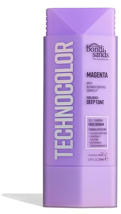 Bondi Sands Technocolor Self Tanning Face Serum, Innovative Formula Hydrates, Soothes, and Enhances Skin with Vitamin C and Chamomile, Fragrance Free