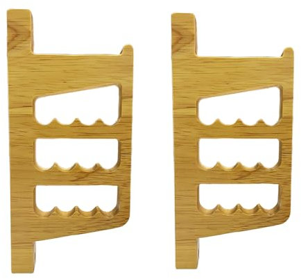 40MAX Bogenschießen Wandbefestigung, Bogenständer und Pfeilhalter, Bogen Wandhalterung Lagerung für Recurve Bogen Traditioneller Langbogen für Pfeil Display Hanger Halterungen (Eichenmaterial)