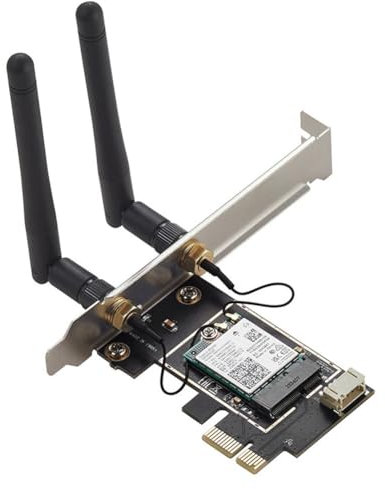 Sctecoau BE200 PCIE WiFi 7 Tarjeta de Red 5G/6G PCI Express 4.0 X1 InaláMbrica Bluetooth BT5.4 802.11AX Tri-Band 8774Mb para WIN10/11