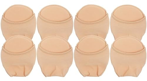 BESPORTBLE Lot de 4 paires de chaussettes invisibles antidérapantes pour femme pour talons hauts, respirantes, sans coutures réglables, pour sandales et chaussures
