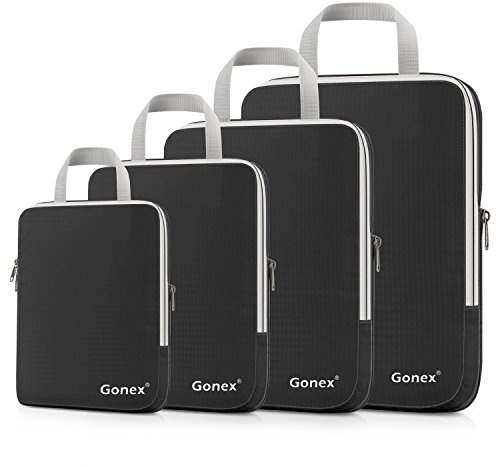 Gonex Organizadores para Maletas de Compresión Juego de 4 Piezas