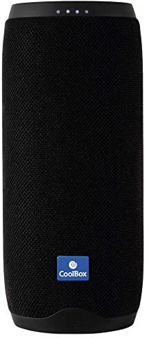 CoolStone 15 – Altavoz Bluetooth Portátil de Tubo, hasta 6 Horas de Autonomía, Conexión Bluetooth o Cable, microSD, USB, Carga en 2.5 Horas, Manos Libres, Indicador LED de Nivel de Carga