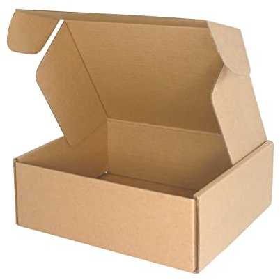 200×150×70mm Small Parcel Postal Boxes Royal Mail PiP Corrugated Cardboard Boxes for Posting, Brown Mailing Postage Shipping Box for Small Business, Storing or Gift (10 Pieces)