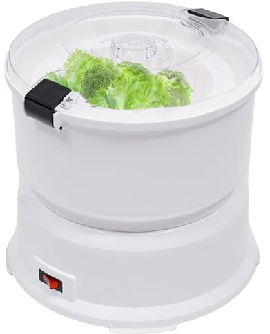 Lakenbroade Pelador de Patatas eléctrico de 85 W, pelador de Patatas Comercial, pelador de Patatas eléctrico Comercial, pelador Giratorio automático con accionamiento de un Solo botón para Cocina