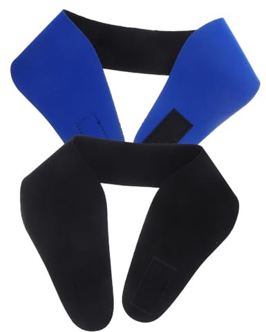 BRIGHTFUFU 2er Set Schwimm Haarband Verstellbares Ohrenschutz Haarband Für Und Erwachsene Größe + Dunkelblau Idealer Schutz Für Die Ohren Beim Schwimmen Und Yoga