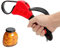 Jar Opener, Adjustable Rubber Strap Wrench Belt Multifunctional Jar Lid Opener Tool for Weak Hands, Seniors, Plumbers Mechanics(Color:red)