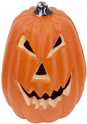 Xijobido LED Calabaza | Decoración Iluminada Escritorio | Luz de Calabaza Ahuecada para Fiestas de Halloween Mesa Estantería Vitrina Escritorio Decoraciones