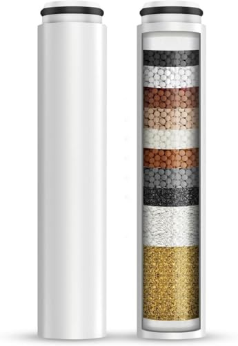 2er Pack Filter für Duschkopf, 20 Schichten Ersatzfilter für hartes Wasser Reinigen und Entfernen von Chlor und schädliche Substanzen (Filter für BOTC T018 Duschkopf)