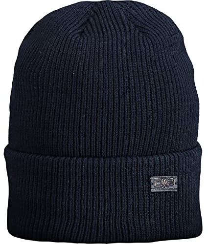CMP - Cappello lavorato a maglia da uomo, Black Blue, U