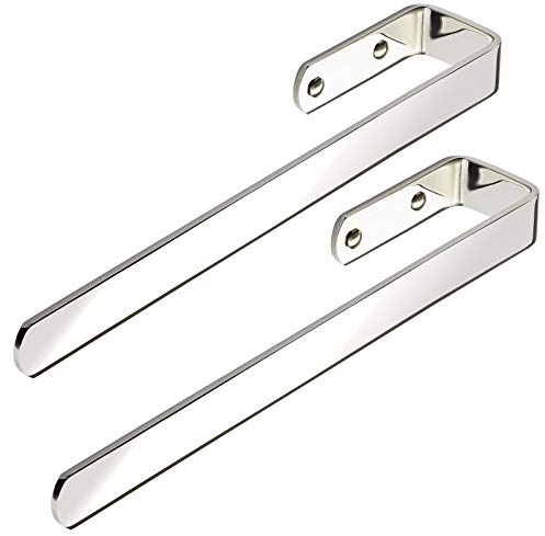 SOTECH 2 Stück Handtuchhalter PAN II für Schrankmontage/Zum verschrauben/Edelstahl poliert Handtuchhalter Bad Handtuchhaken