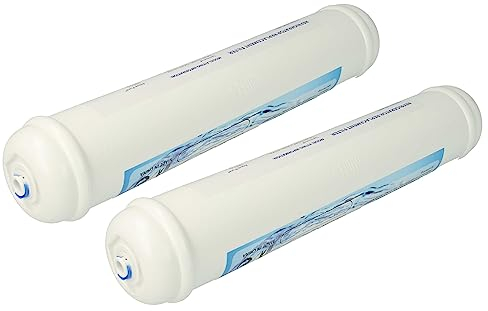 vhbw 2x Filtre à eau cartouche compatible avec LG Electronics GWL3112PS, GW-L3203AC, GWL6004NS, GWL6004PS réfrigérateur Side-by-side