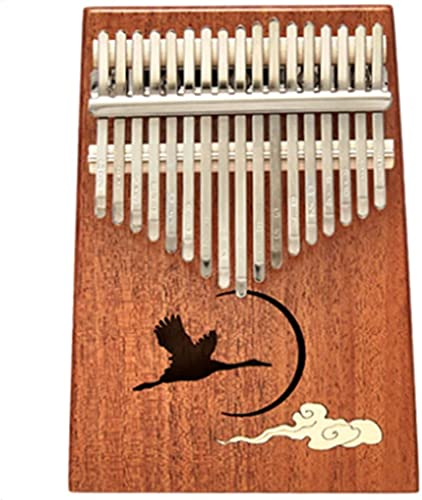 ZHANGZONG tumklav Kalimba instrument Kalimba 17 nycklar tummpiano kalimba present i kinesisk stil, Kalimba tumpiano, 17 knappar, mahogny, 17 knappar, tummpiano, för vuxna