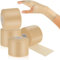 Abeillo 4 Rolls Pre Wrap Tape Foam Underwrap Tape, Non-Adhesive Protective Foam Wrap Soft Sports Tapes for Hair Ankles Wrists Hands and Knees, 2.4 Inches x 22 Yards(Beige)