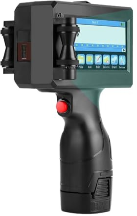 A de impresora de inyección de tinta portátil no cifrada de 12,7mm con tinta de secado rápido for texto, código de barras QR, número de lote, logotipo, fecha, impresora de etiquetas para texto, código