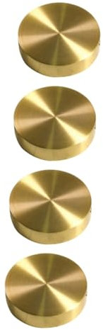 STOBOK 4 Stück Briefbeschwerer Aus Messing Dekorative Briefbeschwerer Kalligraphie Papierbeschwerer Löschpapier Füllfederhalter Runder Briefbeschwerer Runder Flacher