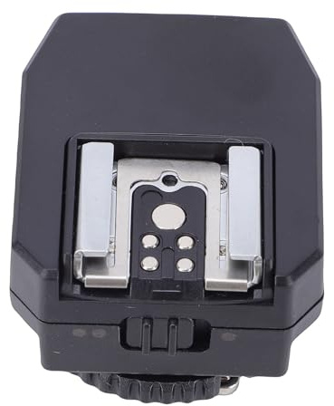 Oreilet Adaptador Zapata, Medición Automática TTL y Disparador Flash Sincronización con Puerto Sincronización PC 3,5 Mm, para Cámara DSLR y Fotografía Estudio,Accesorio para Cámara