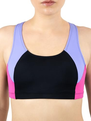 MYLILY Top de Bikini Niñas & Adolescentes | Top Deportivo con Copas | Espalda Racerback con Tirantes Anchos | Piscina & Playa | Top Bikini Mujer | Oeko-Tex, Vegana