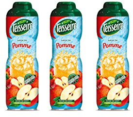 Teisseire Sirop de Pomme pour Boisson Rafraîchissante, Cocktails, Bidon Recyclable (Pack de 3)