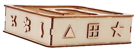 Happyyami Maze Bois pour Hamsters Jouet Labyrinthe pour Petits Animaux Tunnel Naturel pour Exploration Et Activité Amusement Sécurisé Et