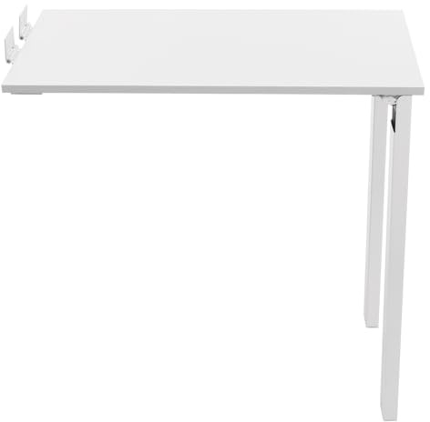 C-Juzarl fällbart väggbord, matbord, bordsskiva 75 x 40 cm, fällbord, barköksbord för väggen i kontoret, matrummet, kök (vit)