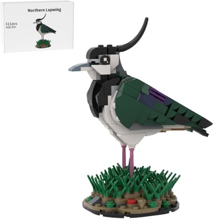 Lot de 311 blocs de construction d'oiseaux du Nord sur le thème de la nature pour adultes - Décoration artistique pour la maison et le bureau - Cadeaux STEM pour les amoureux des animaux et les