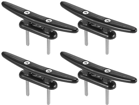 X AUTOHAUX 4pcs 5 Inches 128mm Boat Marine Dock Nylon Cleats Kayak Canoe Cleats