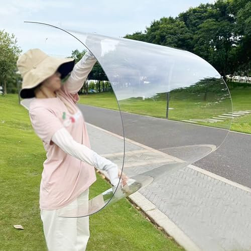NIANXINN Feuilles Solides en Polycarbonate Transparent,Plaque de Toiture de Remplacement,Panneau D'endurance en PC,Couverture D'auvent Extérieur,Anti-UV,pour Serres,Porche,Pergola (0.8x7m)
