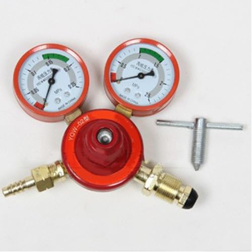 EpheyFIF Gas Bottle Welder Welding Regulator, Oxygen Acetylene Regulator with Welding Gauge for Gas cylinders (Propane)