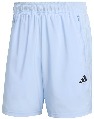 adidas För Män Train Essentials Woven Training Shorts, Glow Blue/Black, XL 7 inch