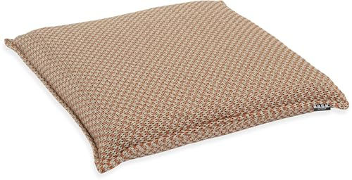 H.O.C.K. Linocea Sitzkissen: Wasser- und schmutzabweisend, UV-beständig und ideal für Stühle im Haus und Garten. Stuhlauflage Sitzkissen Sitzpolster Auflage (Orange, 40x40x6cm)