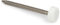 250 x White UPVC 30mm Poly Top Pins Nails Plastic Headed Fascia Fixings