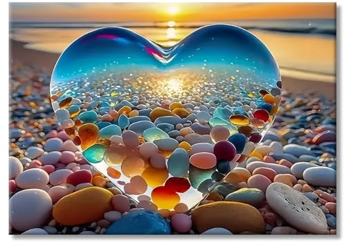 Puzzle 1000 Teile Erwachsene Liebe Klassisches Lernspiel Puzzles 70 X 50cm, Wunderschönes Dekoration Puzzle Geeignet als Wanddekoration und Geschenk oder für äitere Menschen zum Stressabbau