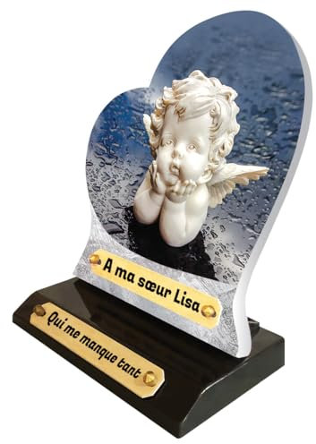 Plaque Funéraire cœur