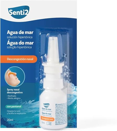 Senti2 Spray nasal hipertónico descongestionante 20ml - paquete de 3