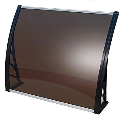 NecvDcvs Canopée Auvent, Cassette d'abri de pluies auvent de la canopée de Porte for Porche de Porte d'entrée(60 * 60cm)