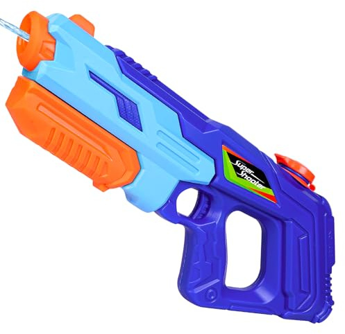 Pistolet à Eau Portée de 10 à 11 Mètres Pistolets à Eau pour Enfants Grande Capacité 900ml, Cadeau pour Enfants Garçons et Filles Jouets d'été Plein Air Piscine d'été sur la Plage