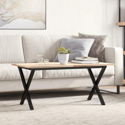 Lumanois Patas de Mesa de Centro Estructura X Acero 70x30x43 cm,Mobiliario,Accesorios para mesas,Patas para mesas,5.08kg-357898