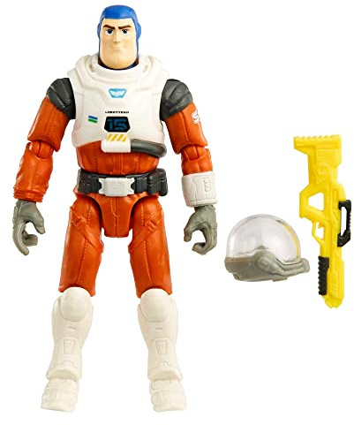 Buzz Lightyear HJK06 - Disney und Pixar Lightyear XL-15 Buzz Lightyear Figur, authentische Actionfigur ca. 13 cm groß mit 12 beweglichen Gelenken und Zubehörteilen, Geschenk für Kinder ab 4 Jahren