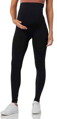 Noppies Maternity Damen Cara Seamless Sensil OTB Leggings, Black-P090, Medium/Large