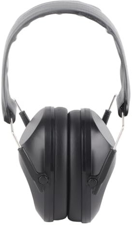 MUNEFE Cuffie Antirumore, Cuffie Antirumore da Caccia Anti-interferenza, Protezioni Auricolari Amplificate con Cancellazione del Rumore Per Cacciatori(Nero)