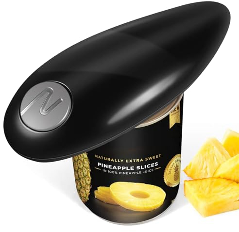 Apriscatole Elettrico, Apriscatole Elettrico One Touch Bordo Lisci, Apriscatole Automatico, Dispositivo Rimozione Coperchio, può Essere Utilizzato in Cucina e All'aperto